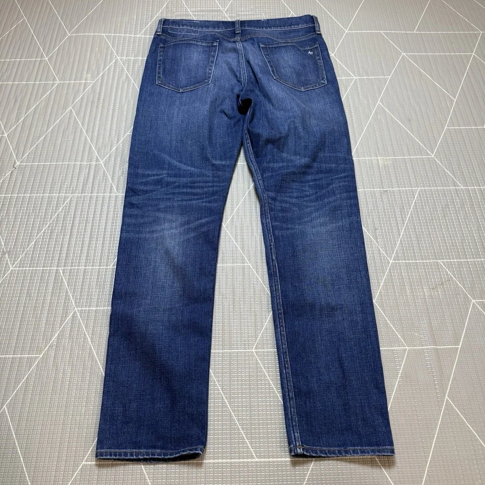 Rag & Bone Men's Jeans Fit 2 Slim 33W 32L Medium Wash Dusty Trail EUC